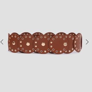 New in bag trendy studded disc belt